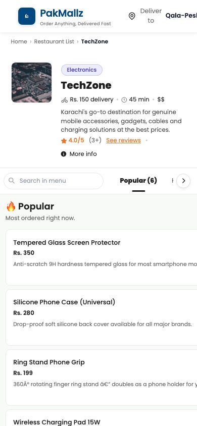 PakMallz screenshot