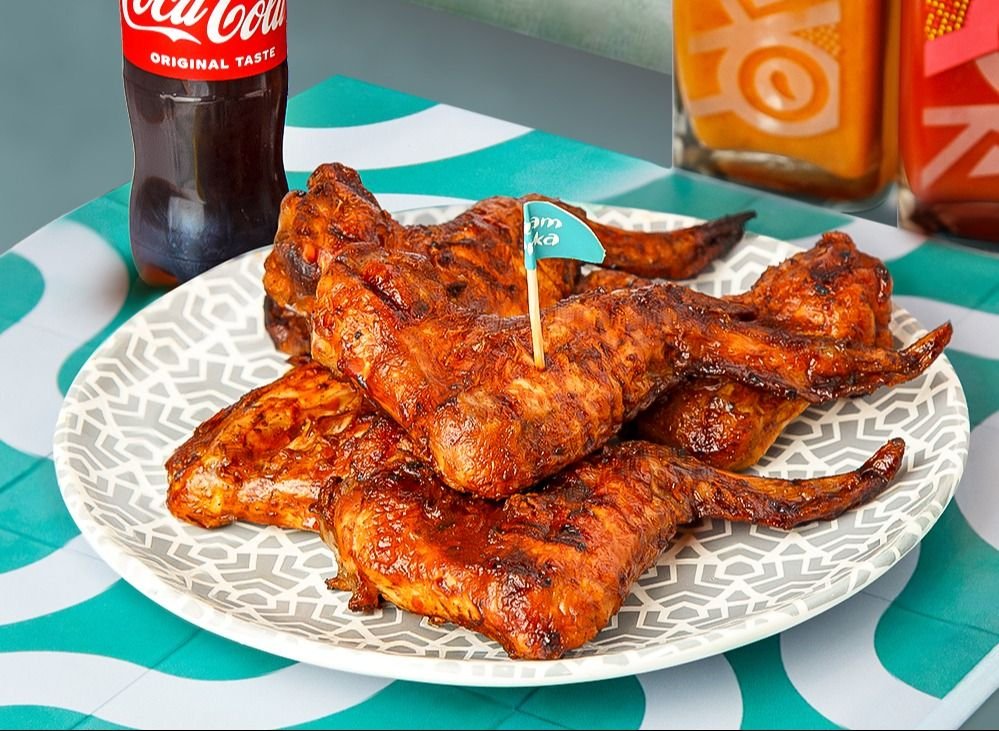 5 Chicken Wings With Coke