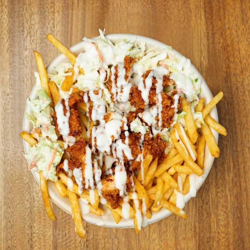 Chicken Slaw Messy Bowl