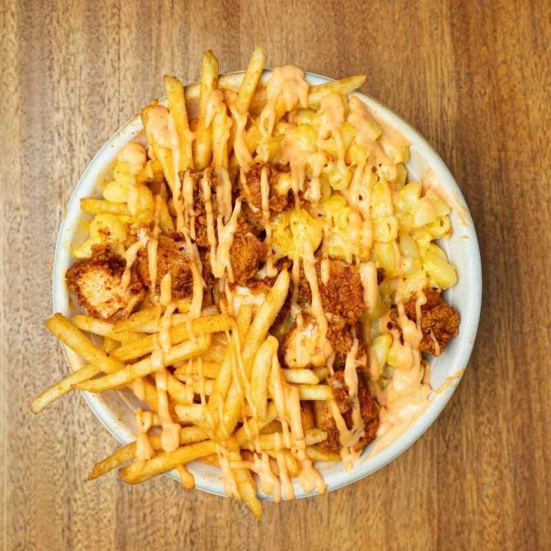 Chicken Mac Messy Bowl