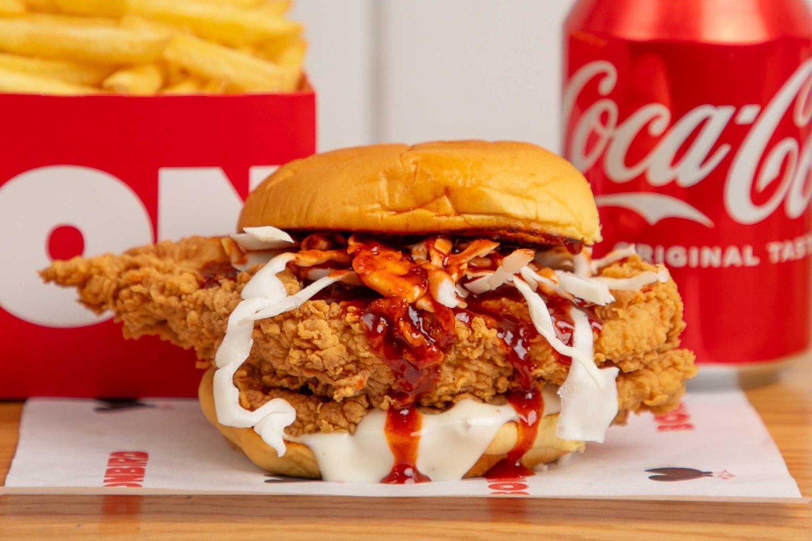 KOREAN CHICKEN BURGER MEAL