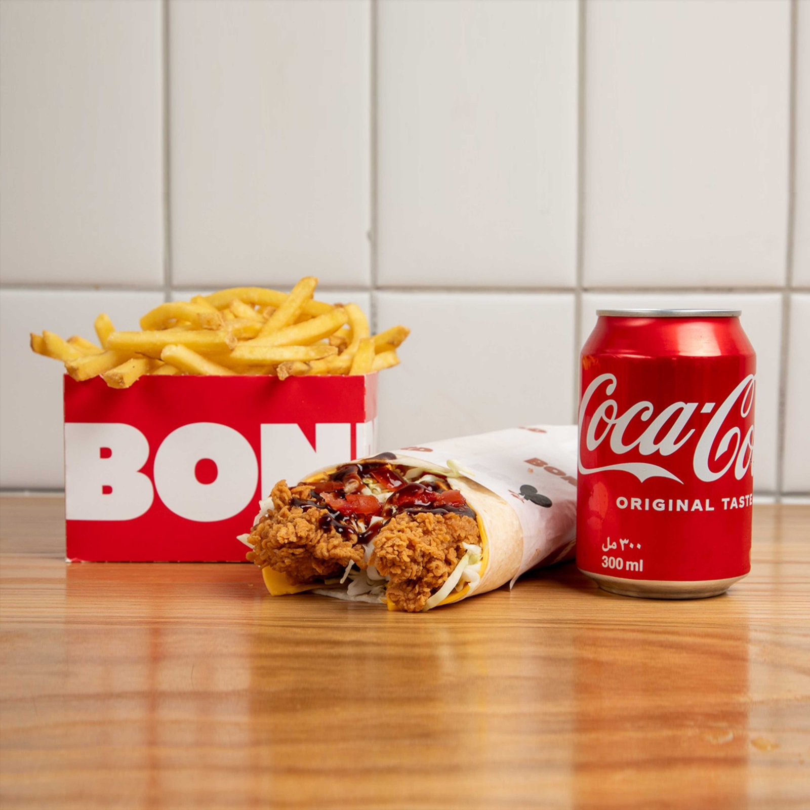 BBQ CHICKEN WRAP MEAL