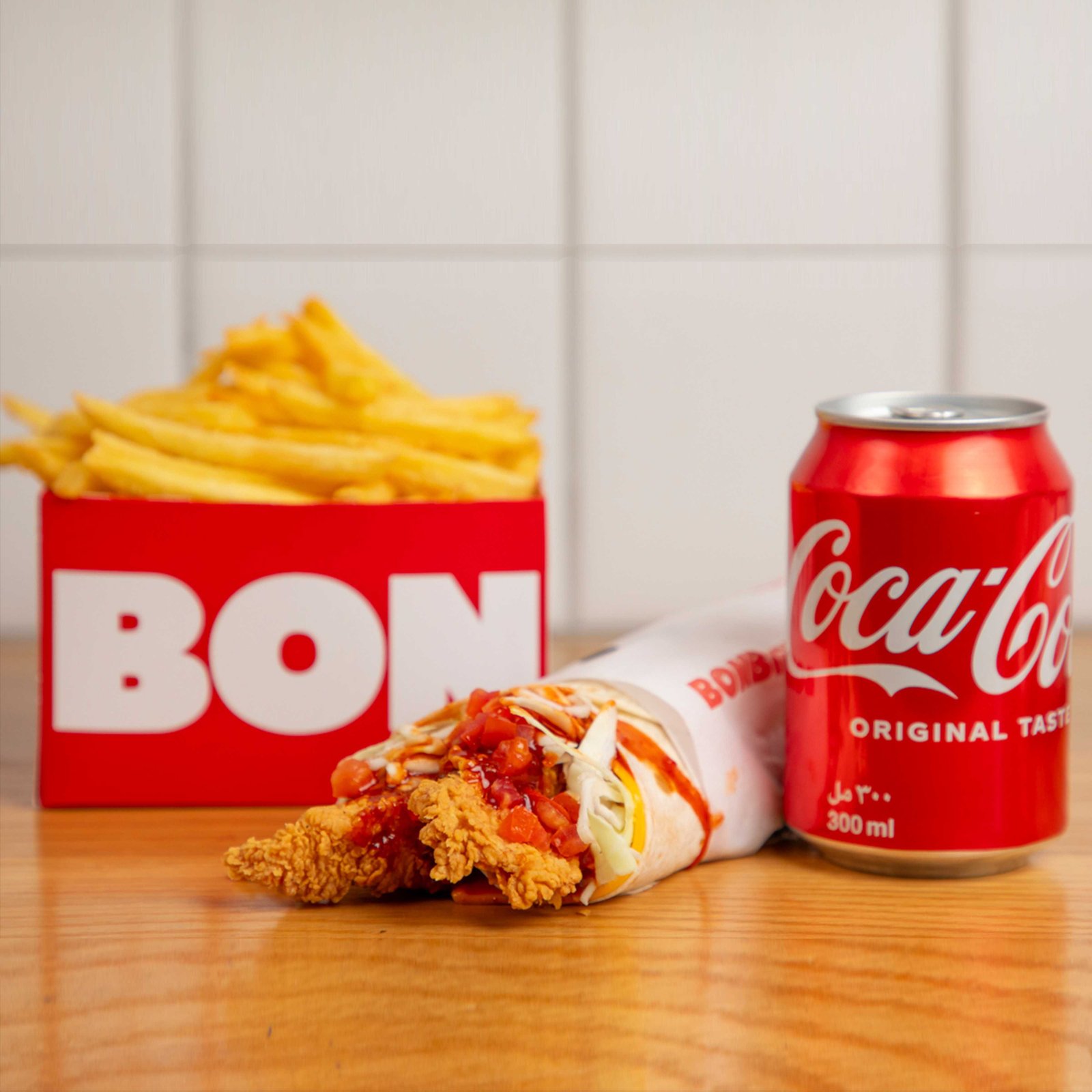 KOREAN CHICKEN WRAP MEAL