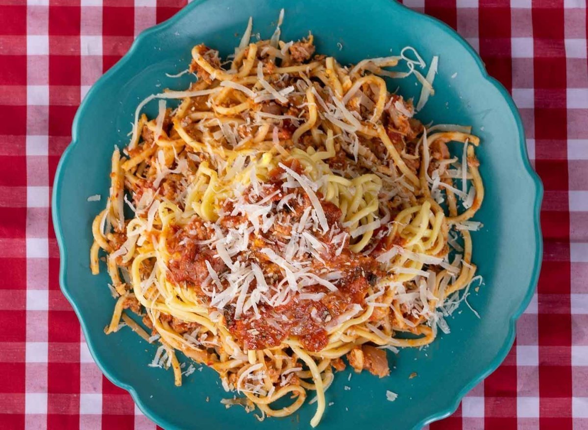 Mamas Famous Organic Chicken Spaghetti