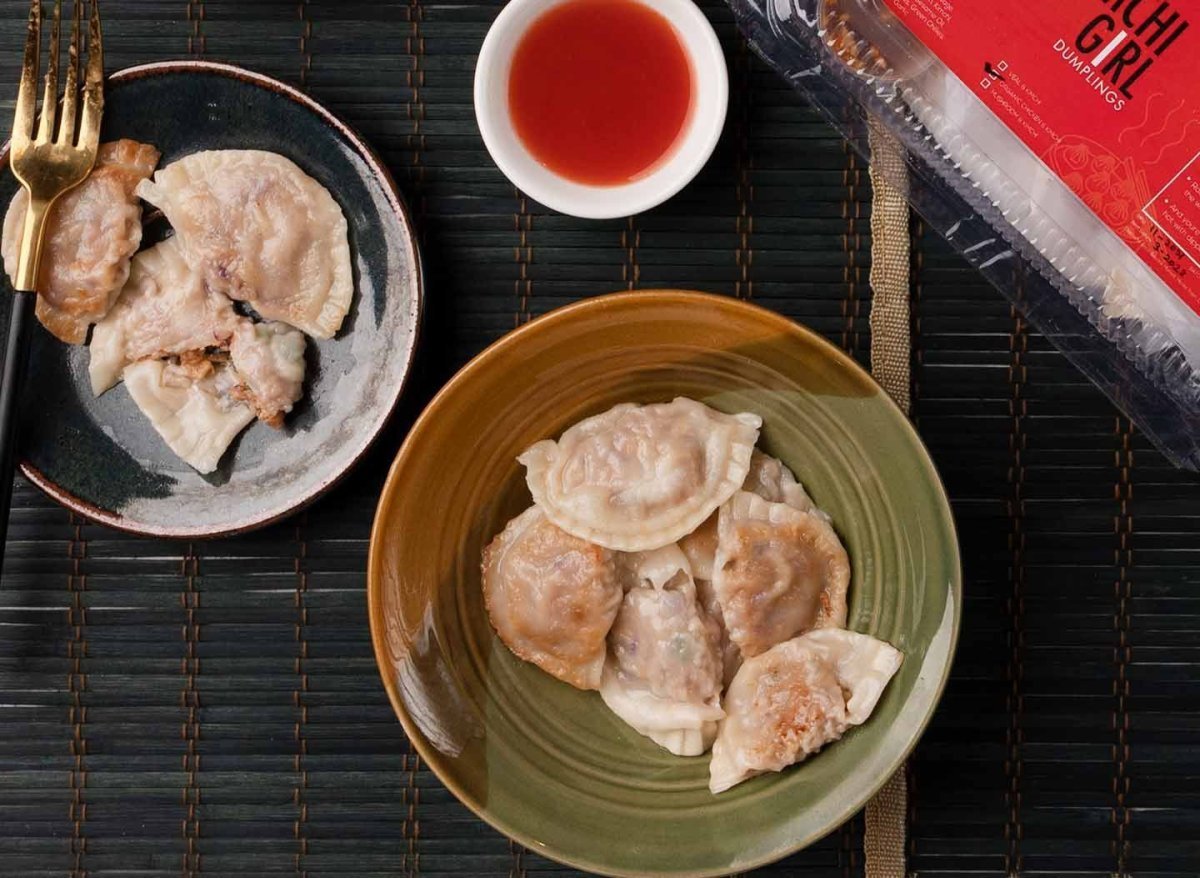 Mushroom & Kimchi Dumplings