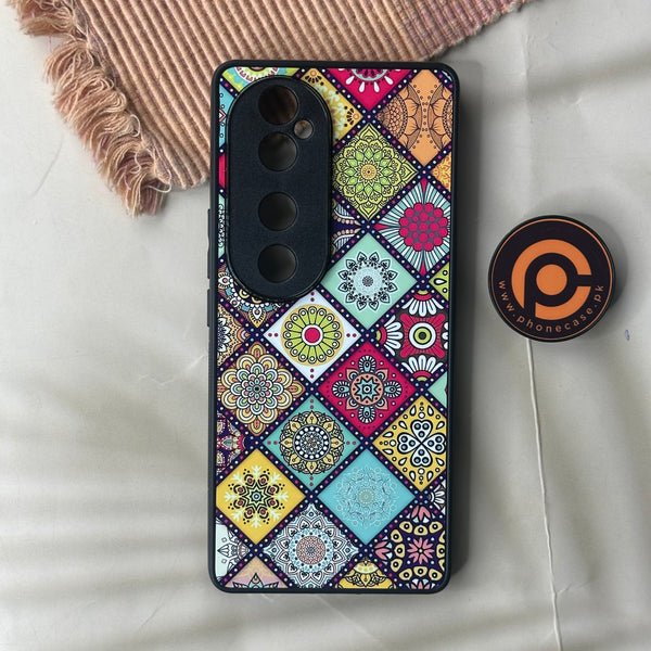 Vivo V40 - Mandala Design - Premium Metal Printed soft Bumper shock Proof Case CS-43496