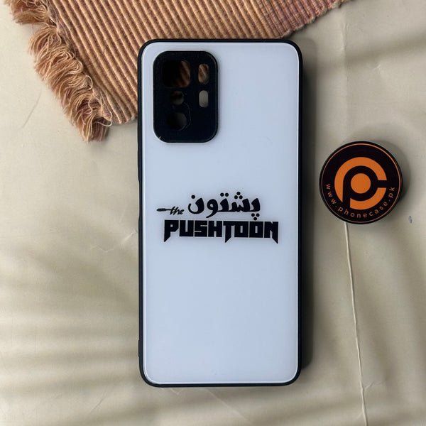 Xiaomi POCO X3 GT - Caste Name Pushtoon -  Premium Printed Metal soft Bumper shock Proof Case CS-43499